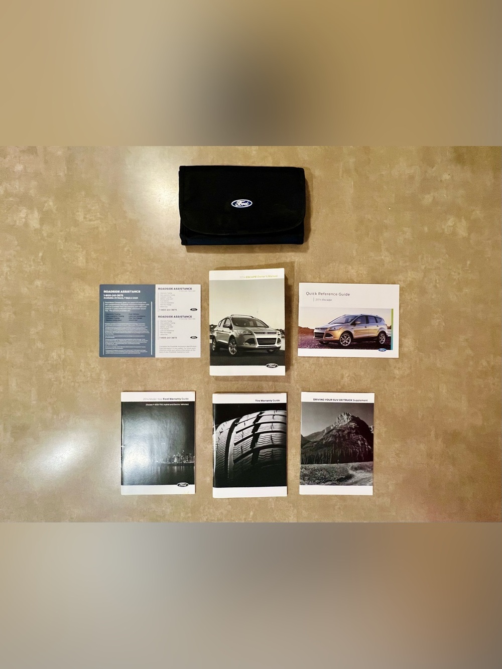 2014 Ford Escape Owner’s Manual Set with Booklets and Case